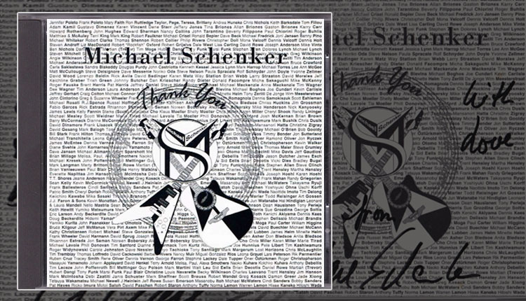 <i>Thank You</i><span>Michael Schenker</span>