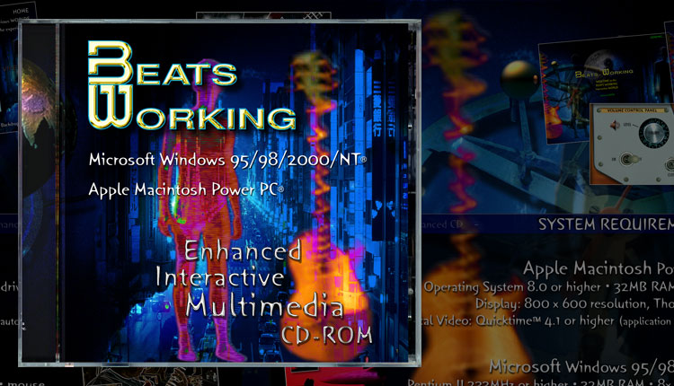 <i>Interactive Multimedia CD-ROM</i><span>Beats Working</span>
